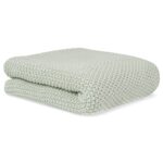 Manta de tricot mint