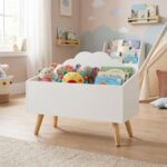 Cajón para juguetes blanco nube - Imagen 3