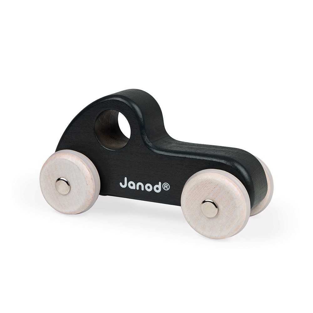J04413_11 Vehículo de madera maciza Bólido Antracita - Imagen 1