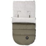 Saco universal para capazo New Basic verde con capucha - Imagen 3