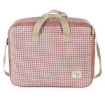 Maleta para el hospital I Love Vichy rosa