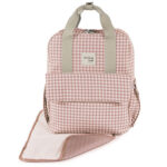 Mochila maternal I Love Vichy rosa - Imagen 14