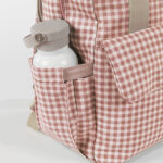 Mochila maternal I Love Vichy rosa - Imagen 11