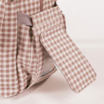 Mochila maternal I Love Vichy rosa - Imagen 10