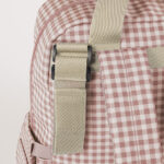 Mochila maternal I Love Vichy rosa - Imagen 7