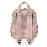 Mochila maternal I Love Vichy rosa - Imagen 6