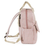 Mochila maternal I Love Vichy rosa - Imagen 5