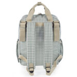 Mochila maternal I Love Vichy verde - Imagen 8