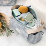 Organizador para silla I Love Vichy verde - Imagen 3