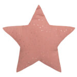Cojín infantil estrella terracota