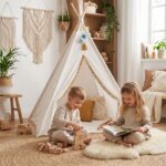 Casita tipi infantil beige - Imagen 3