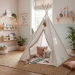 Casita tipi infantil beige - Imagen 2