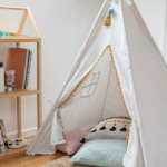 Casita tipi infantil beige - Imagen 7