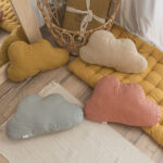 Cojín infantil nube terracota - Imagen 4