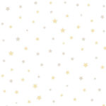 Papel pintado infantil Stars gris/mostaza