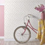 Papel pintado infantil Petit fleur rosa - Imagen 2