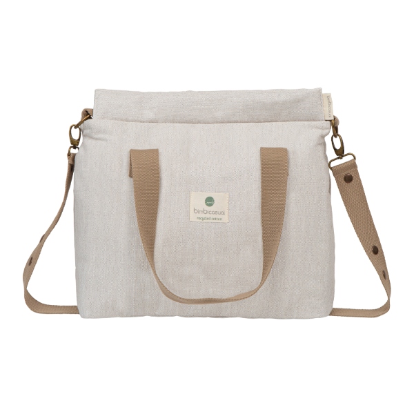 bolso maternal gris (1) Talega maternal Natural - Imagen 1