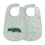 Pack de dos baberos Croco verde