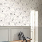 Papel pintado Expédition gris argent - Imagen 3