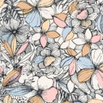 Papel pintado Young & Free - California Dreaming rosa