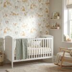 Papel pintado Woodland Friends gris duvet - Imagen 2