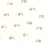 Papel pintado Vintage Tractor natural