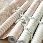 Papel pintado rayures camel - Imagen 3