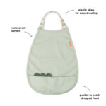 Babero Pull-Over Croco Verde - Imagen 3