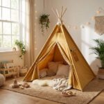 Casita tipi infantil Wapi Ocre - Imagen 2