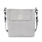 Bolso canastilla I Love Vichy Gris