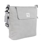 Bolso canastilla I Love Vichy Gris - Imagen 9
