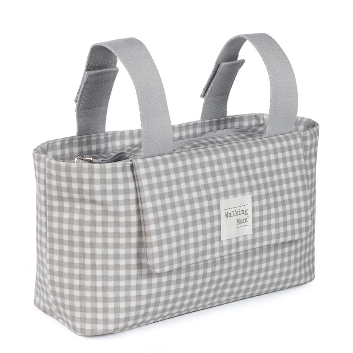 1120800081b Organizador para silla I Love Vichy Gris - Imagen 1