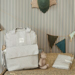 Mochila maternal I Love Vichy Gris - Imagen 6