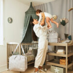 Maleta para el hospital I Love Vichy Gris - Imagen 4