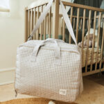Maleta para el hospital I Love Vichy Gris - Imagen 2