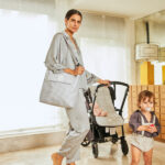 Bolso canastilla I Love Vichy Gris - Imagen 6