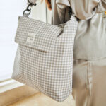 Bolso canastilla I Love Vichy Gris - Imagen 4