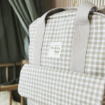 Mochila maternal I Love Vichy Gris - Imagen 8