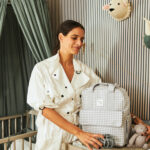 Mochila maternal I Love Vichy Gris - Imagen 7