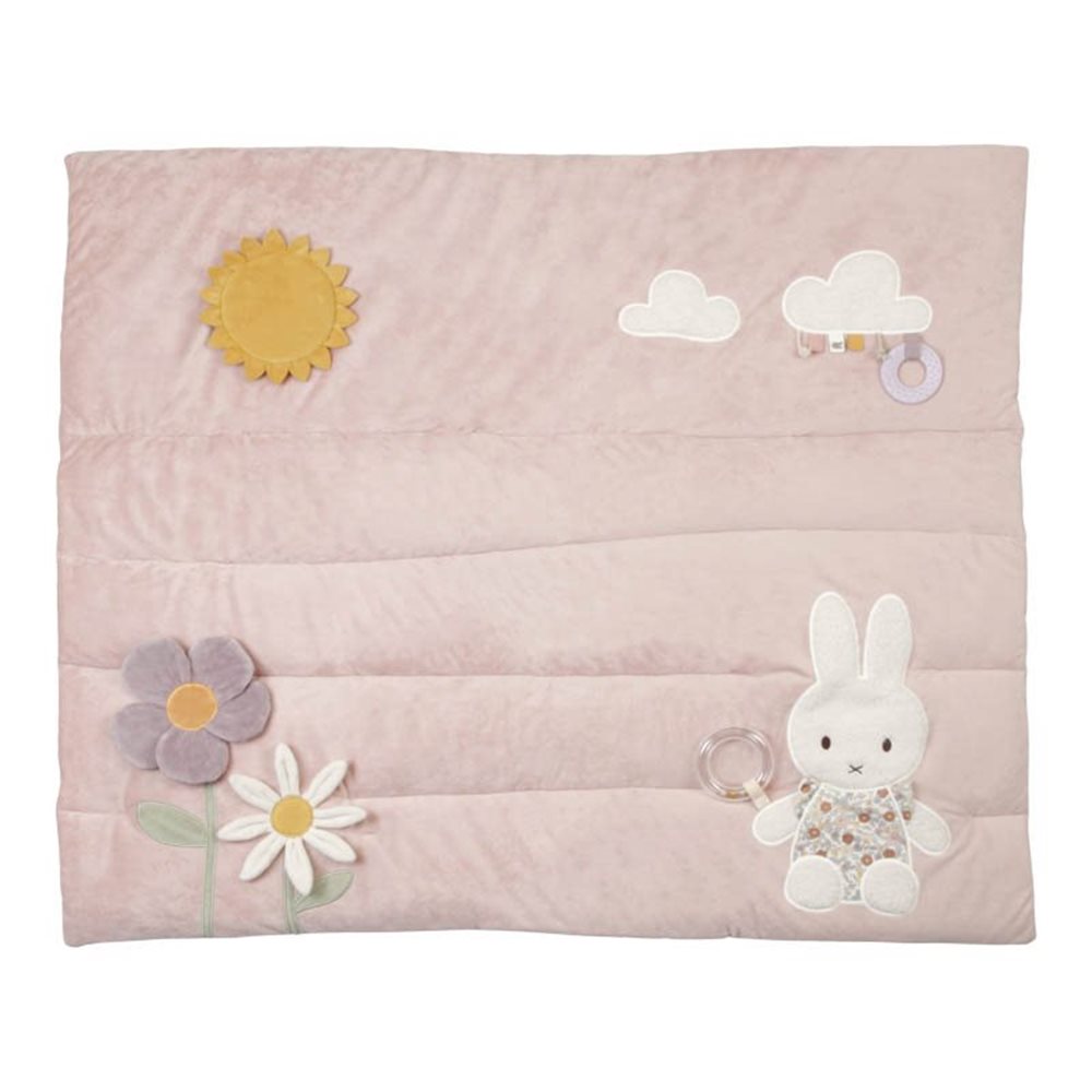 0021419_little-dutch-vintage-flowers-playpen-1_1000 Alfombra de juegos Miffy Vintage Flores - Imagen 1