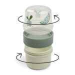 Caja para guardar alimentos doble S Birdie Verde - Imagen 3