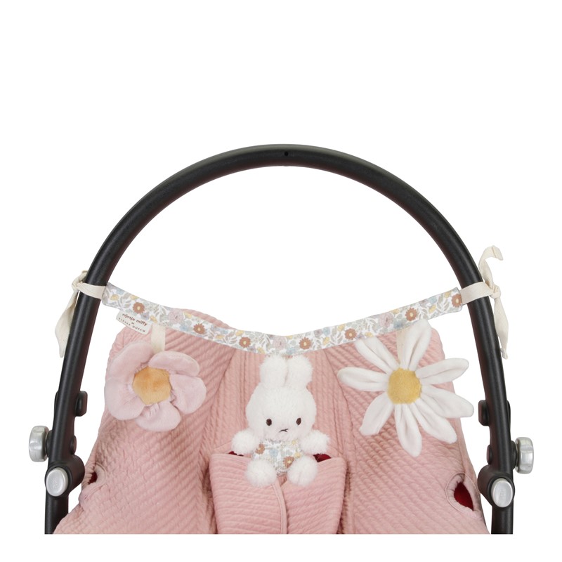 T8KY00013344-02 Cadena de juguete para cochecito Miffy Vintage Little Flowers - Imagen 1