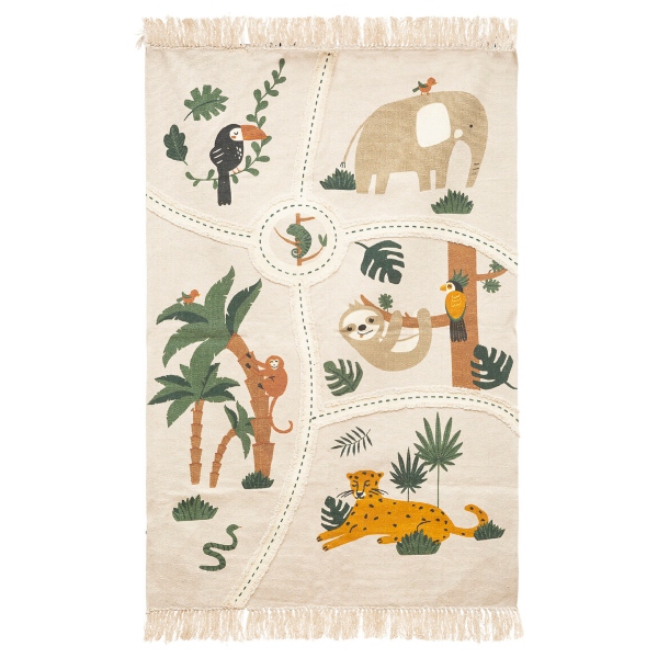 ALFOMBRA JUNGLA Alfombra infantil rectangular Jungla - Imagen 1