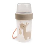 Recipiente snack bidireccional Lalee Puzzle Deer Lalee Sand