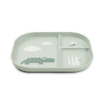 Plato con compartimentos Croco verde - Imagen 5