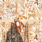 Papel pintado Let´s go Girls Jane rosa empolvado blanco - Imagen 2