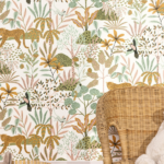 Papel pintado Let´s go Girls Jane verde blanco - Imagen 3