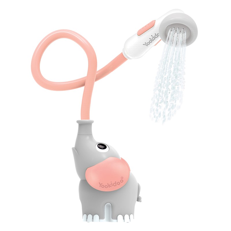 T8KY00008318-02 Ducha bañera elefante rosa - Imagen 1