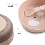Bol para niños Happy Clouds rosa - Imagen 3