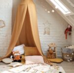 Cojín infantil rectangular marrón - Imagen 2